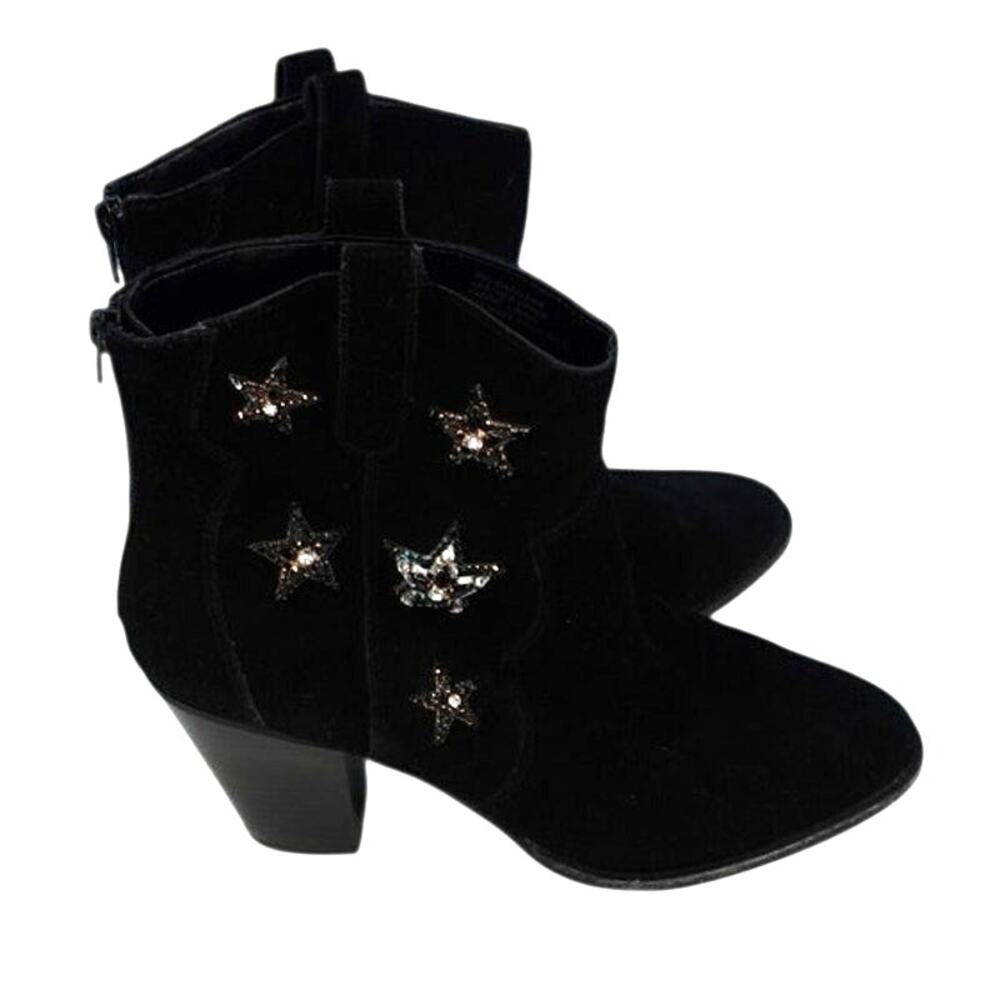 Anna Sui X Inc Sequin Booties Size 10
